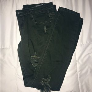 Olive machine jeans!